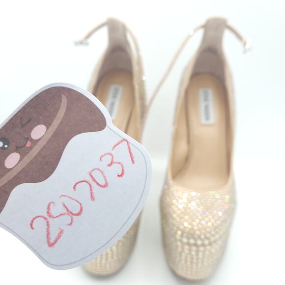 Steve Madden Skyrise-R Pumps beige women's size 8 - Picture 8 of 9